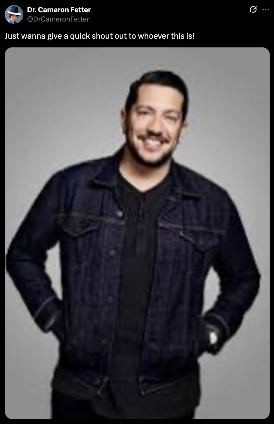 We'll never know his name, but he looks awesome!